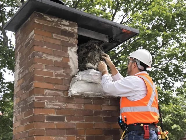 Humane removal of debris and animals by Deerfield Beach Chimney Sweep in Deerfield Beach, FL