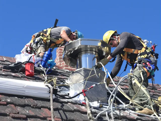 Protective chimney cap installed by Deerfield Beach Chimney Sweep in Deerfield Beach, FL