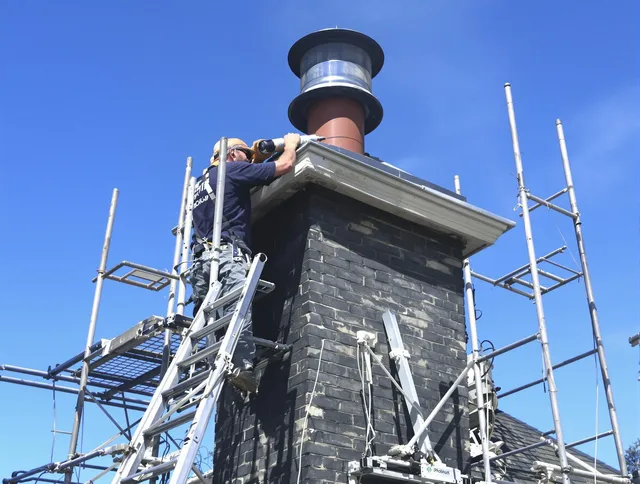 Sturdy chimney crown finished by Deerfield Beach Chimney Sweep in Deerfield Beach, FL
