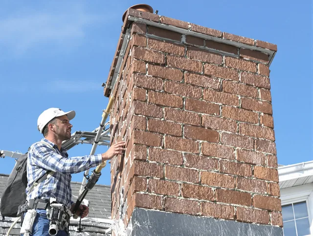 Brickwork for a chimney rebuild by Deerfield Beach Chimney Sweep in Deerfield Beach, FL
