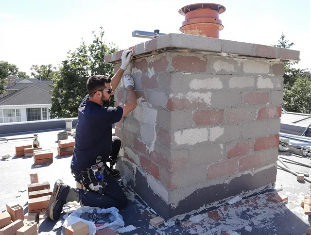 Advanced chimney repair process by Deerfield Beach Chimney Sweep in Deerfield Beach, FL