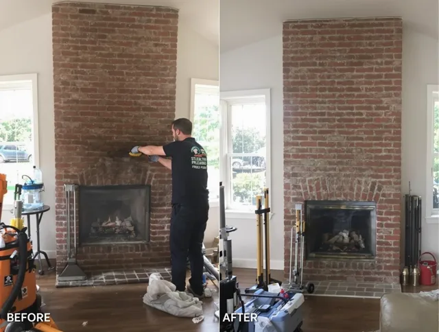 Finished chimney sweeping service by Deerfield Beach Chimney Sweep in Deerfield Beach, FL