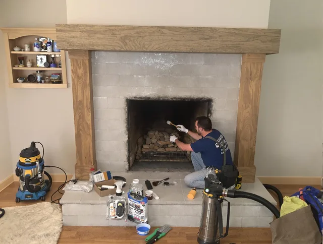 Detailed creosote removal process by Deerfield Beach Chimney Sweep in Deerfield Beach, FL