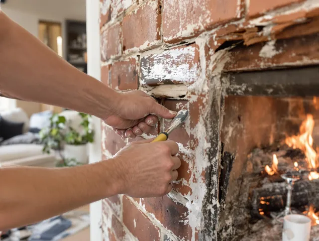 Routine fireplace repair by Deerfield Beach Chimney Sweep in Deerfield Beach, FL