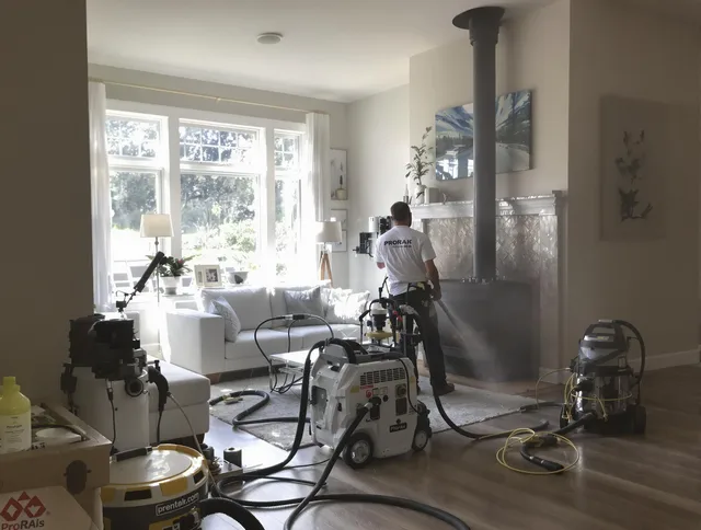 Soot removal service by Deerfield Beach Chimney Sweep for a fireplace in Deerfield Beach, FL